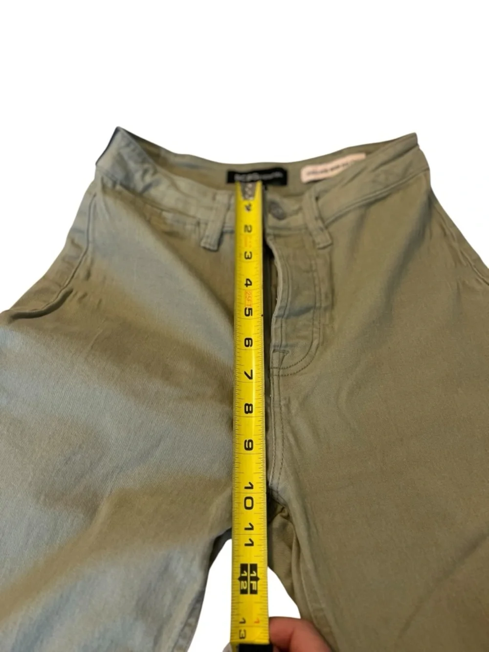 BCBGeneration Sage High Rise Wide Leg Crop Pants Minimalist Chic Casual 24 - Picture 4 of 10